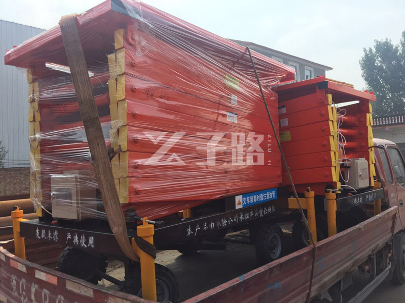 10米12米電動升降平台發往江西（xī）南昌